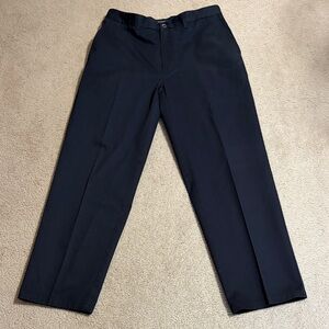 St. John's Bay Men's Dark Blue Dress Pants- Worry Free Pant- Classic Fit